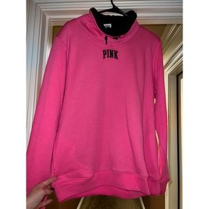 Hot Pink Victoria's Secret PINK Turtleneck Sweater